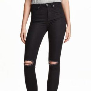 H&M Ripped Jeans (Black)